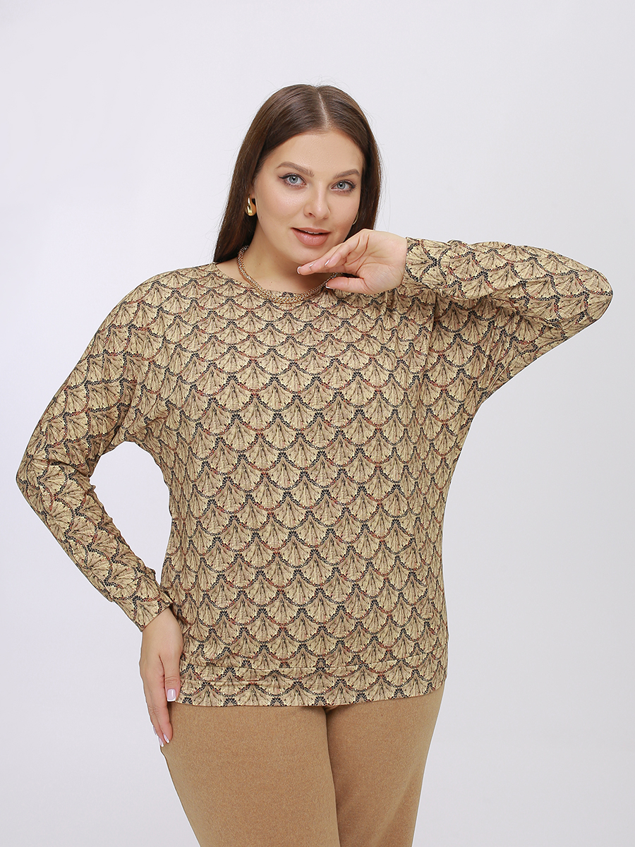 картинка Джемпер 3406 золотой (ракушки) от магазина Larouge.by