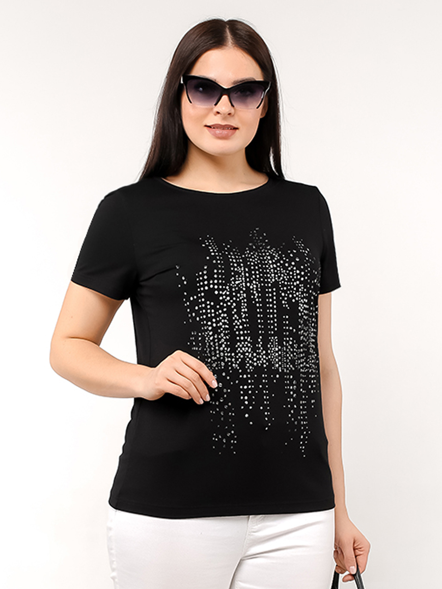 картинка Джемпер 3140 Черный (абстракция) от магазина Larouge.by