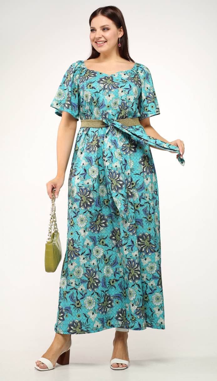 картинка Платье 5388 бирюза  от магазина Larouge.by