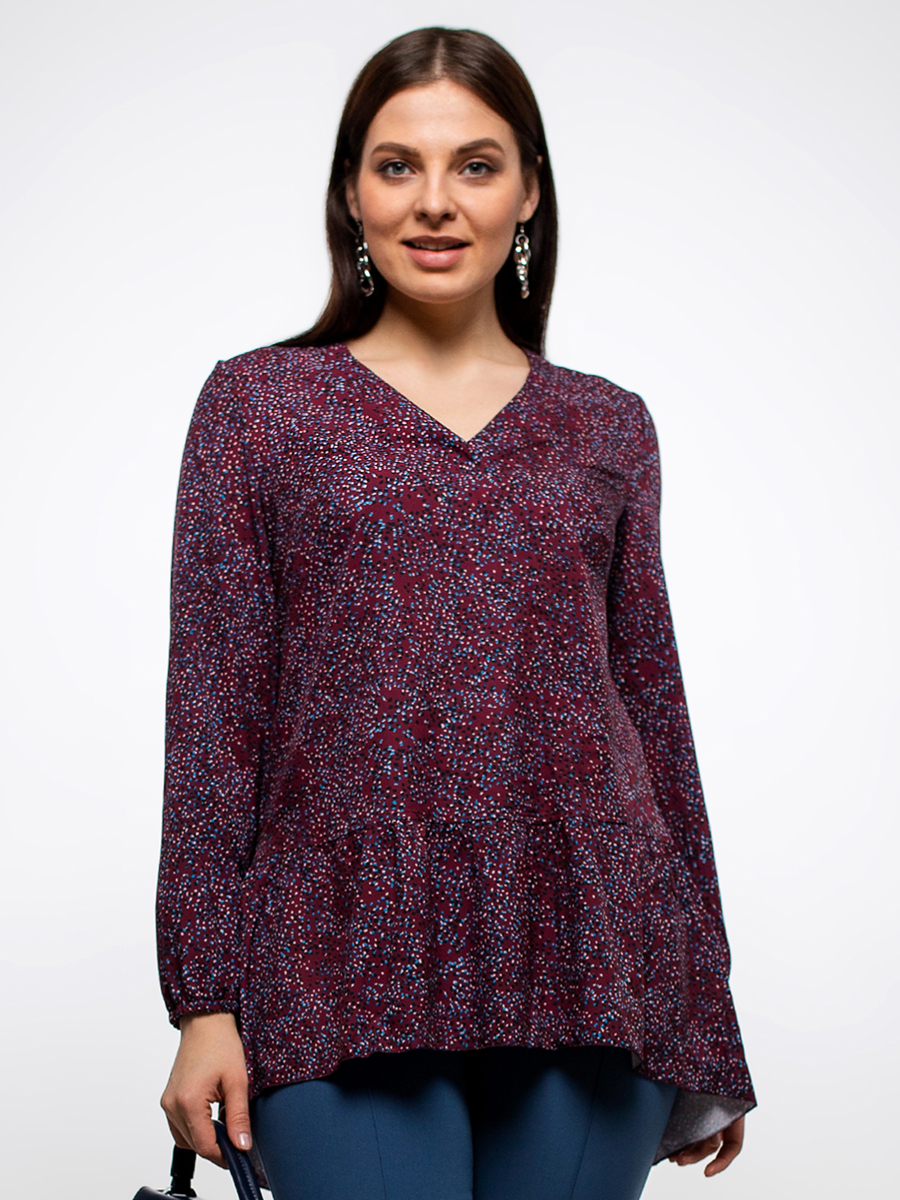 картинка Блузка 6140 бордо от магазина Larouge.by