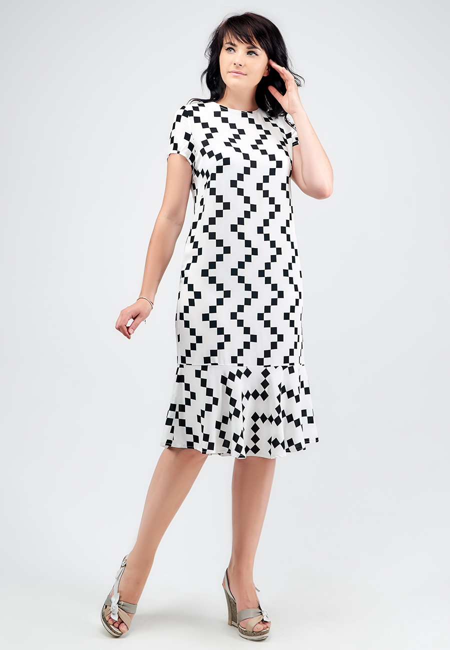 картинка Платье 5173 белый от магазина Larouge.by