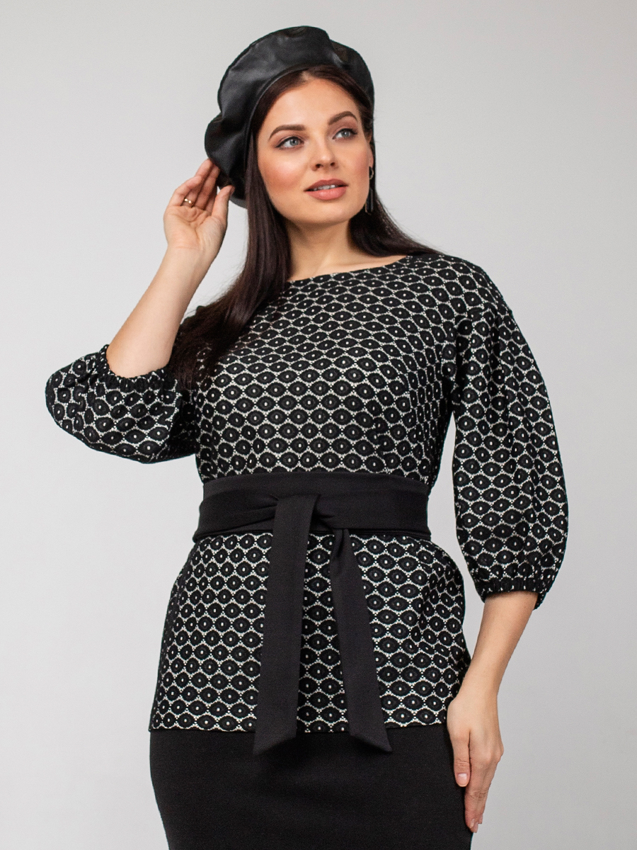 картинка Блузон 6071 белый от магазина Larouge.by