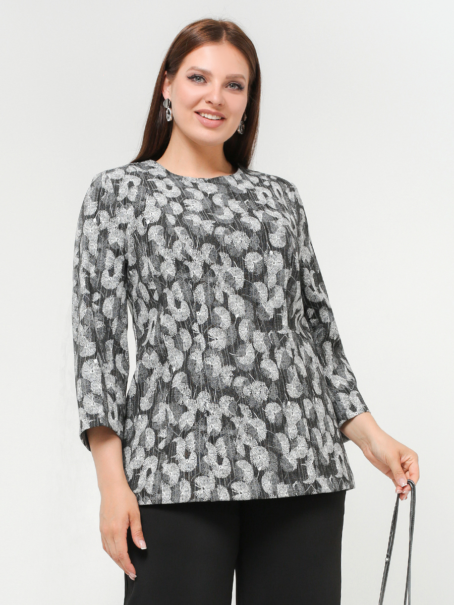 картинка Блузка 6261 серый(одуванчики) от магазина Larouge.by