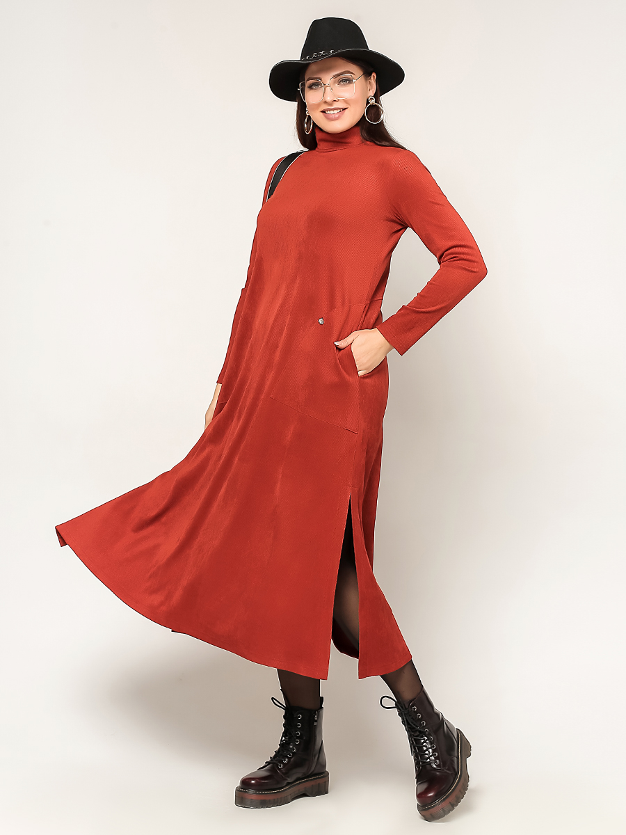 картинка Платье 5374 терракота  от магазина Larouge.by