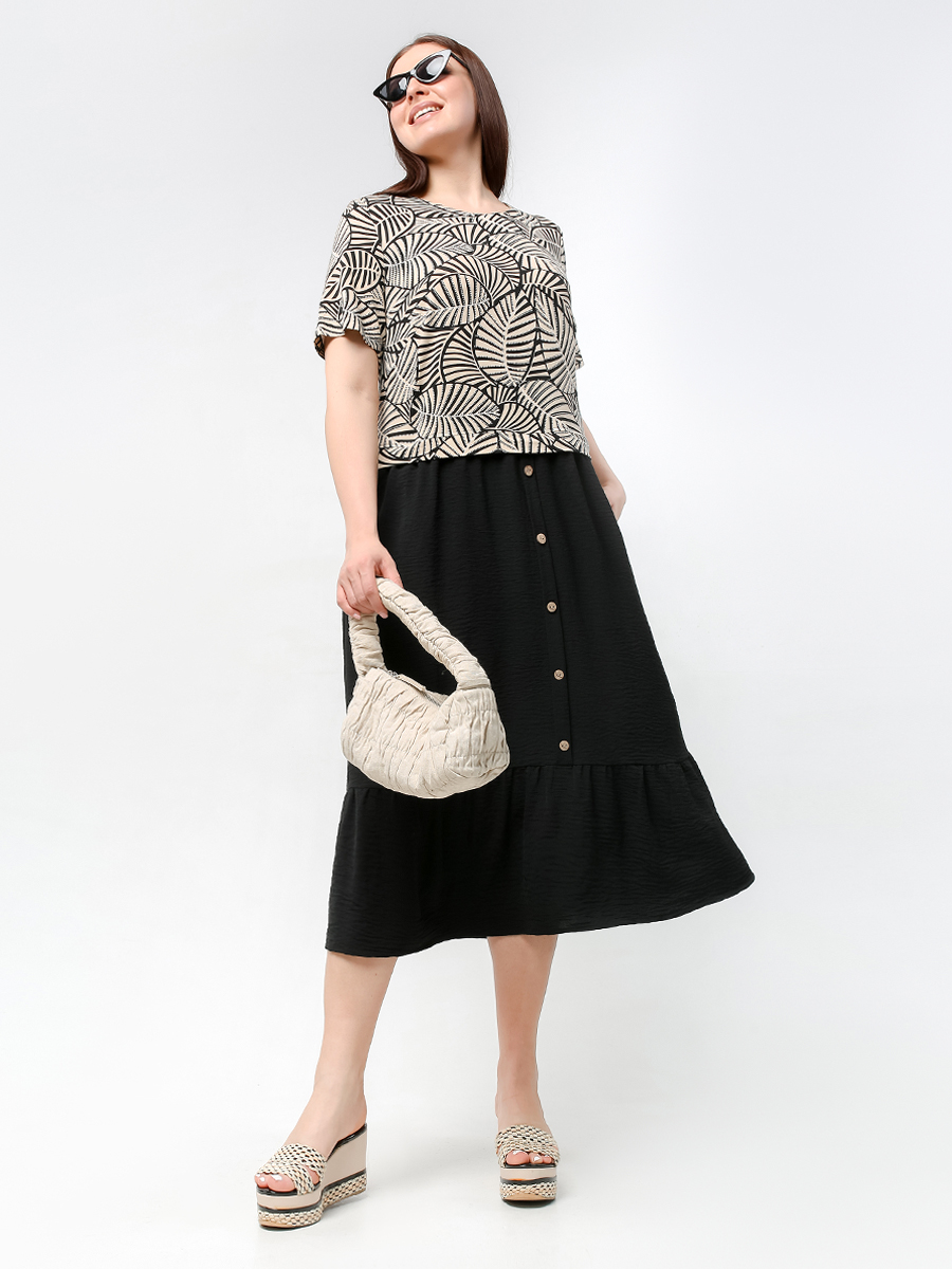 картинка Платье 5431 беж(черный) от магазина Larouge.by