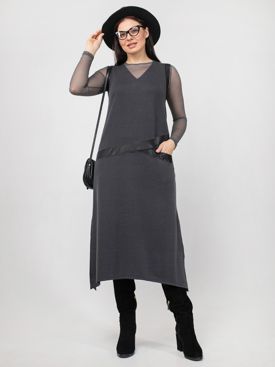 картинка Сарафан 5330 графит от магазина Larouge.by