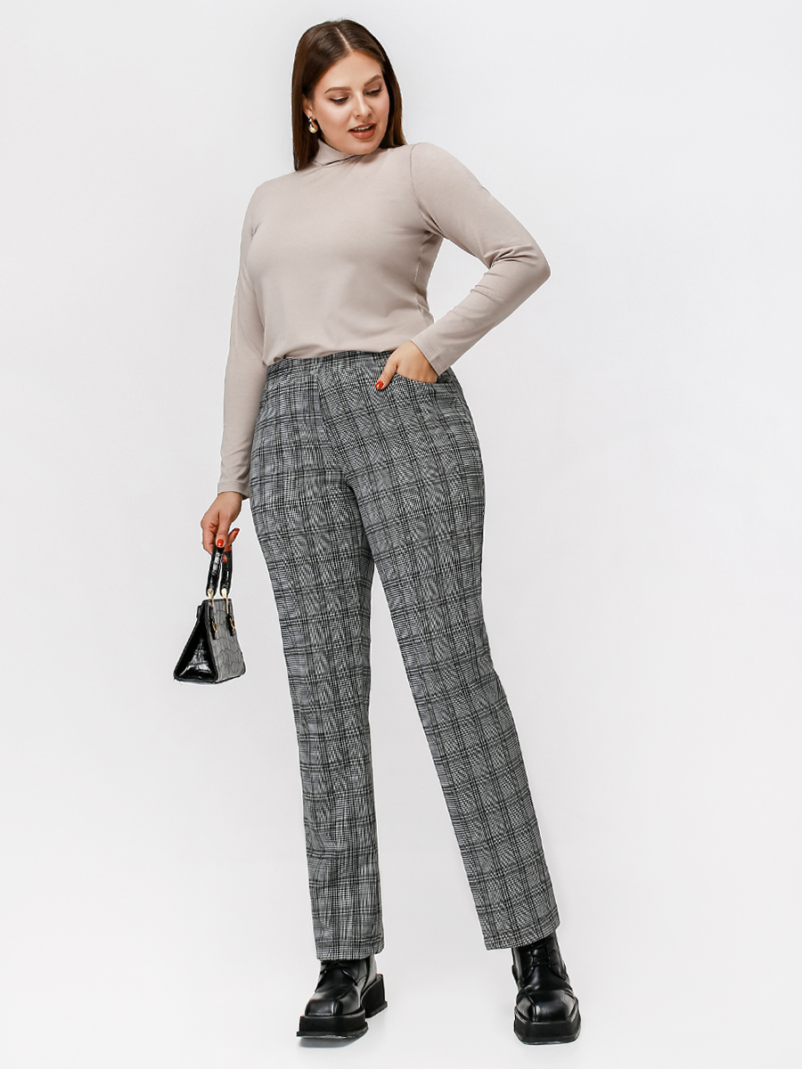 картинка Брюки 8063 клетка от магазина Larouge.by