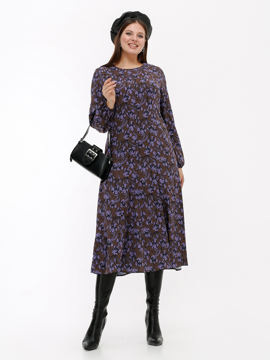 картинка Платье 54515 ирисы набивной от магазина Larouge.by