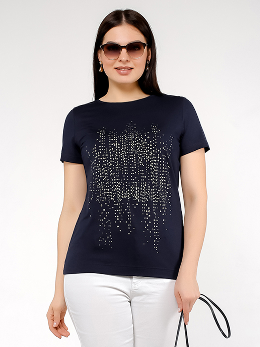 картинка Джемпер 3140 Темно-синий (абстракция) от магазина Larouge.by