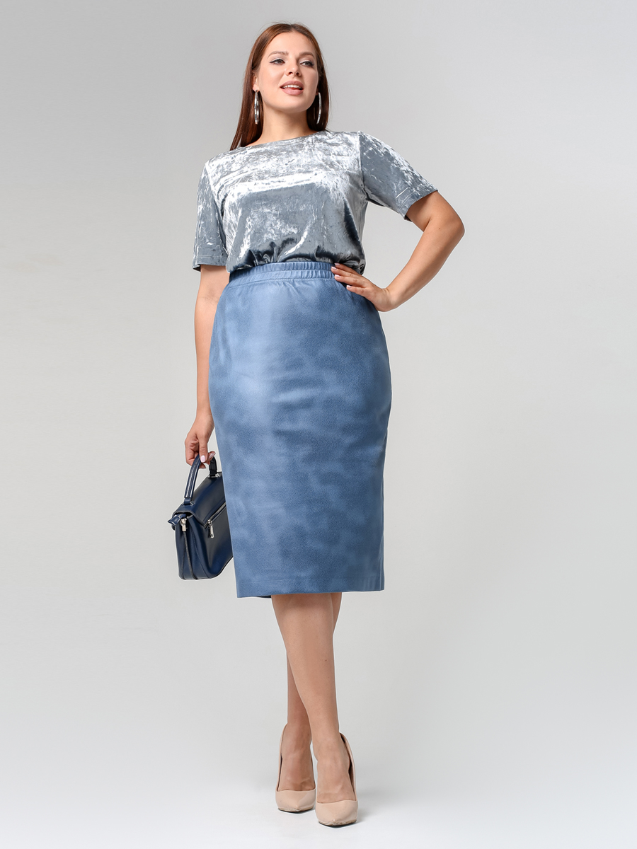 картинка Юбка 7059 голубой от магазина Larouge.by