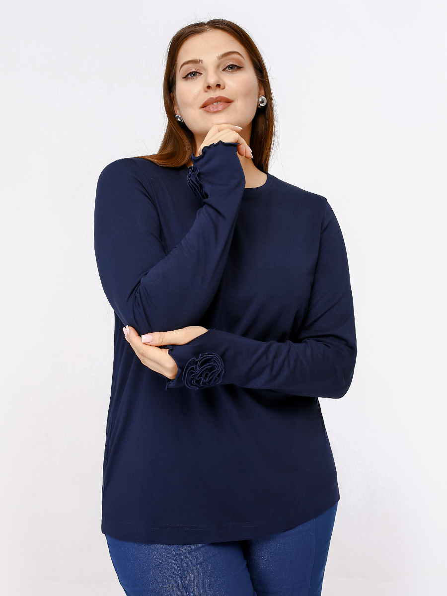 картинка Джемпер 3377 темно-синий от магазина Larouge.by