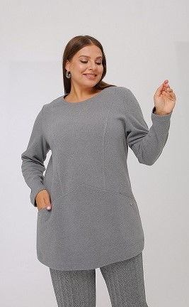 картинка Джемпер 3339 серый от магазина Larouge.by