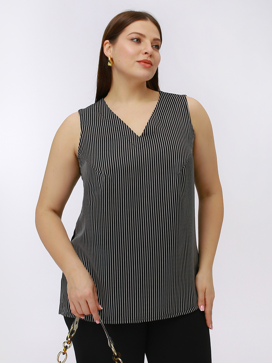 картинка Топ 3355 чёрный(полоска) от магазина Larouge.by