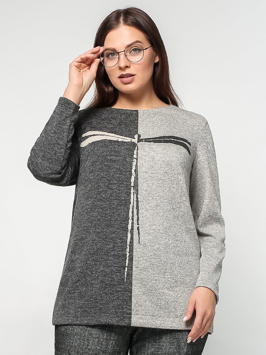 картинка Джемпер 3188 серо-бежевый от магазина Larouge.by