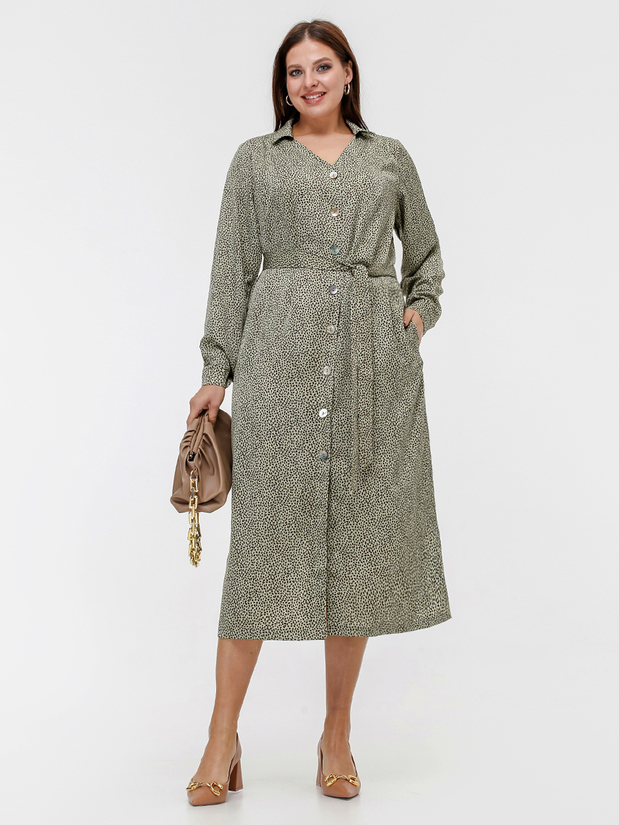 картинка Платье 5447 олива(сердечки) от магазина Larouge.by