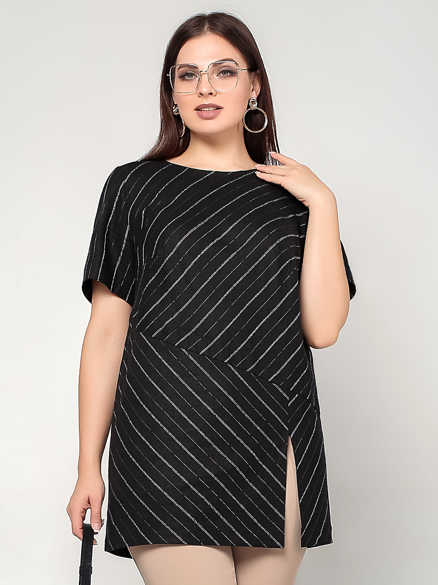 картинка Туника 9053 черный от магазина Larouge.by