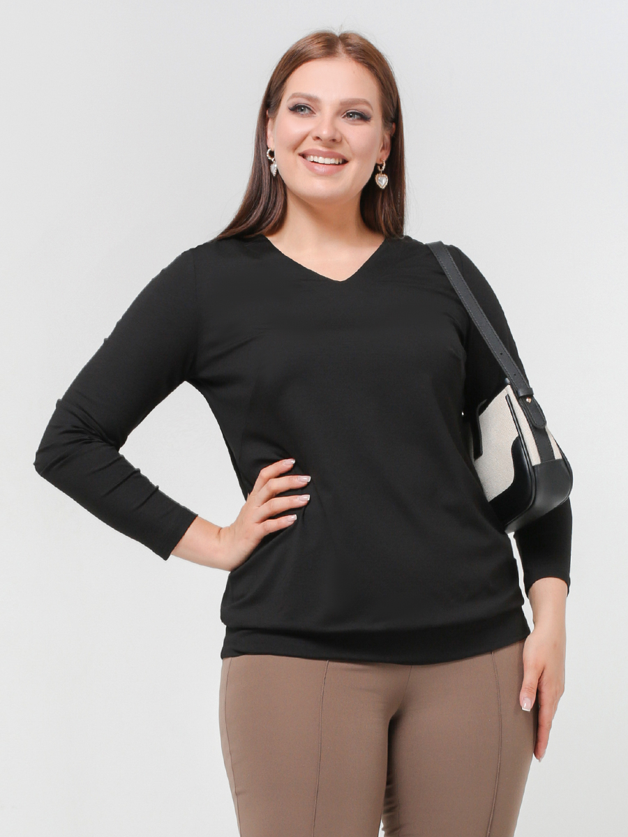 картинка Джемпер 3297 черный от магазина Larouge.by