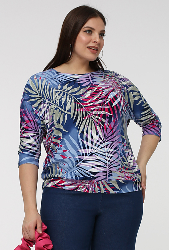 картинка Джемпер 3346 голубой(полоска) от магазина Larouge.by