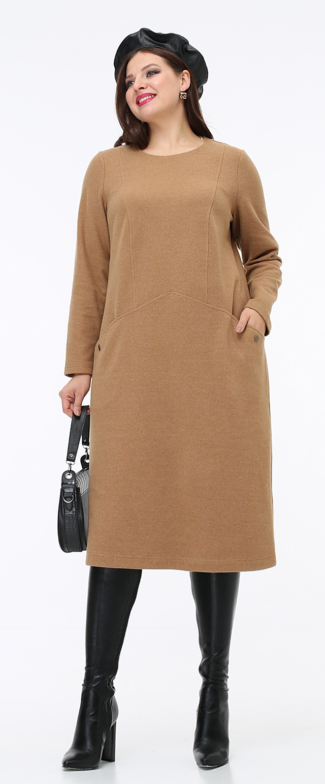 картинка Платье 5448 кэмел от магазина Larouge.by