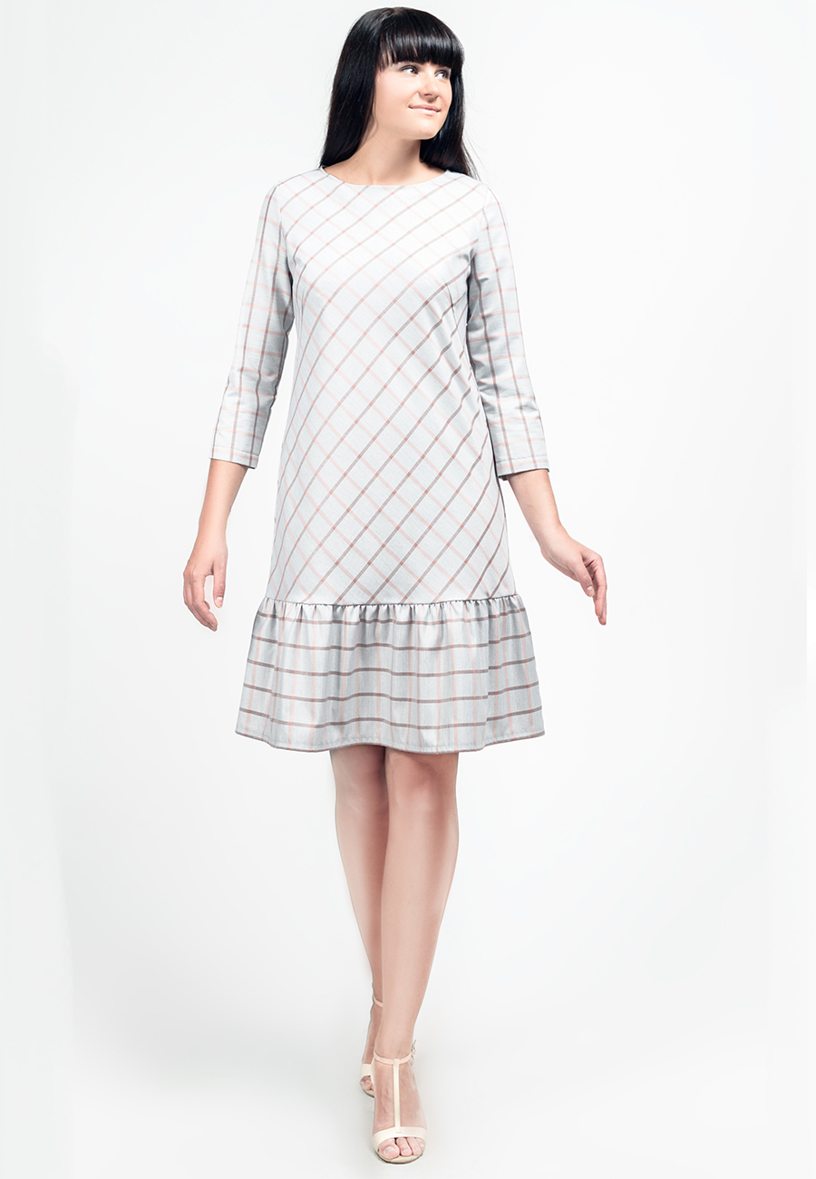 картинка Платье 51339 розовый (клетка) от магазина Larouge.by