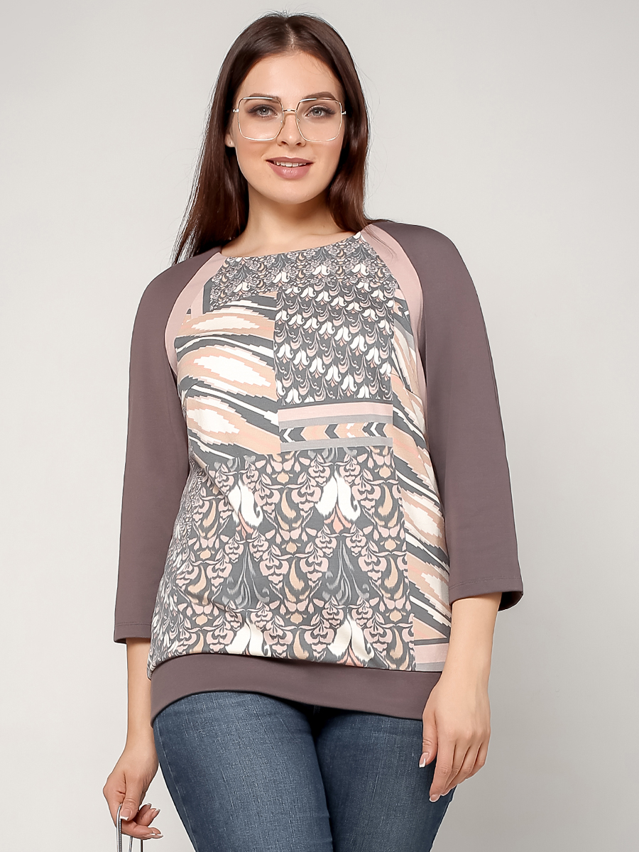 картинка Джемпер 3200 серо-розовый  от магазина Larouge.by