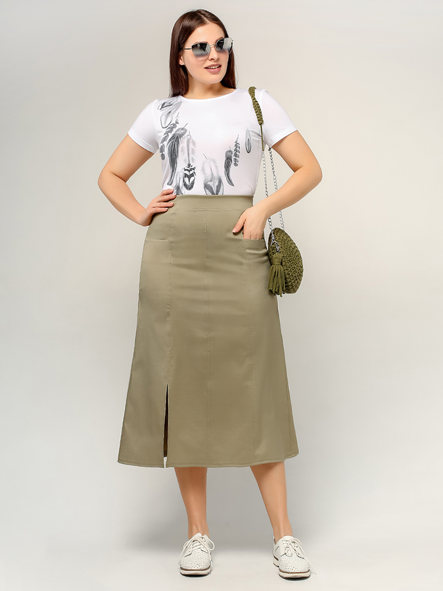 картинка Юбка 7068  фисташковый от магазина Larouge.by