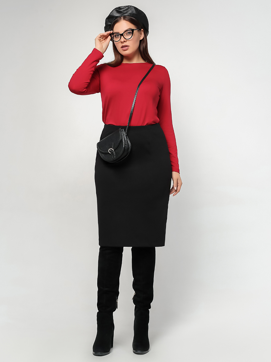 картинка Юбка 7047 черный  от магазина Larouge.by