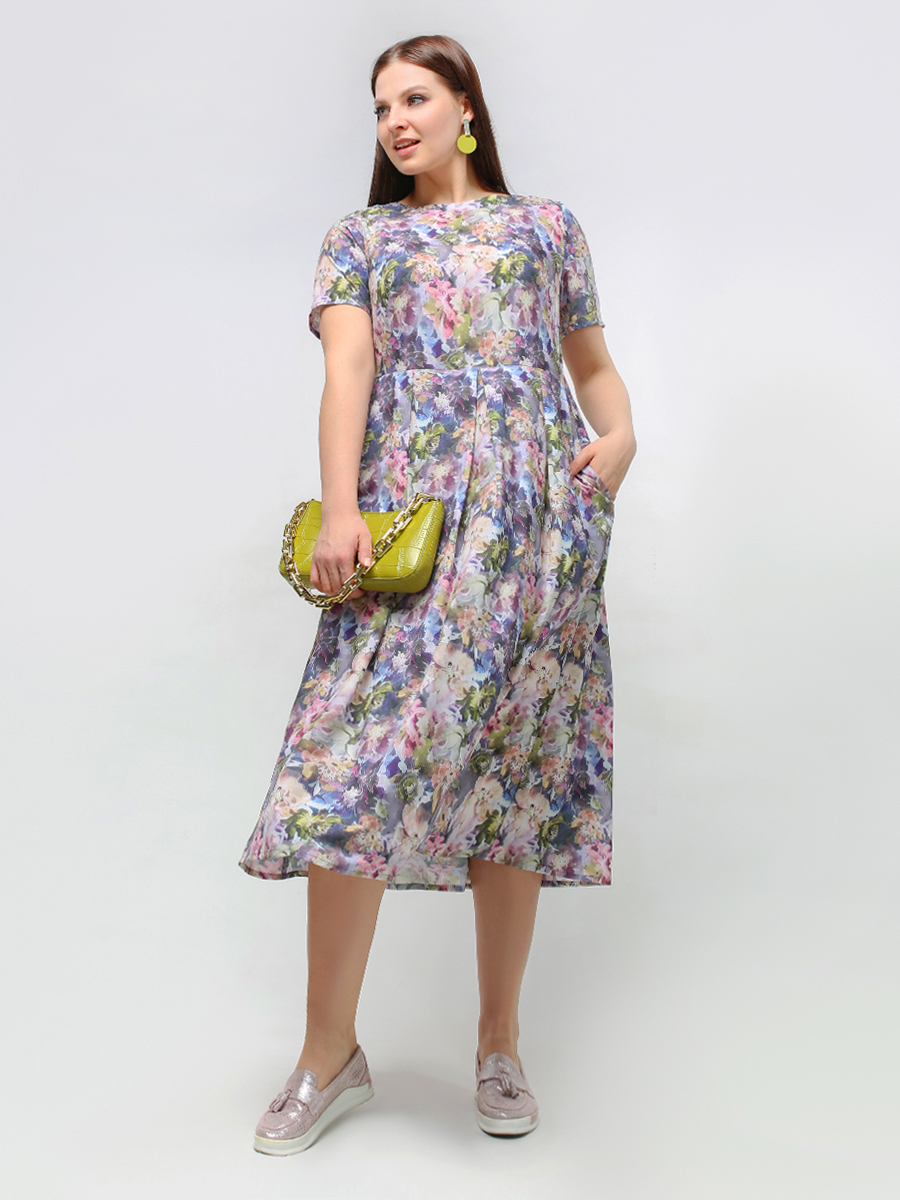 картинка Платье 5430 акварель (цветы) от магазина Larouge.by