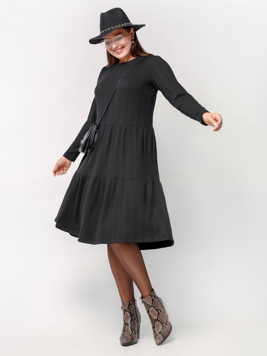 картинка Платье 5406 черный от магазина Larouge.by