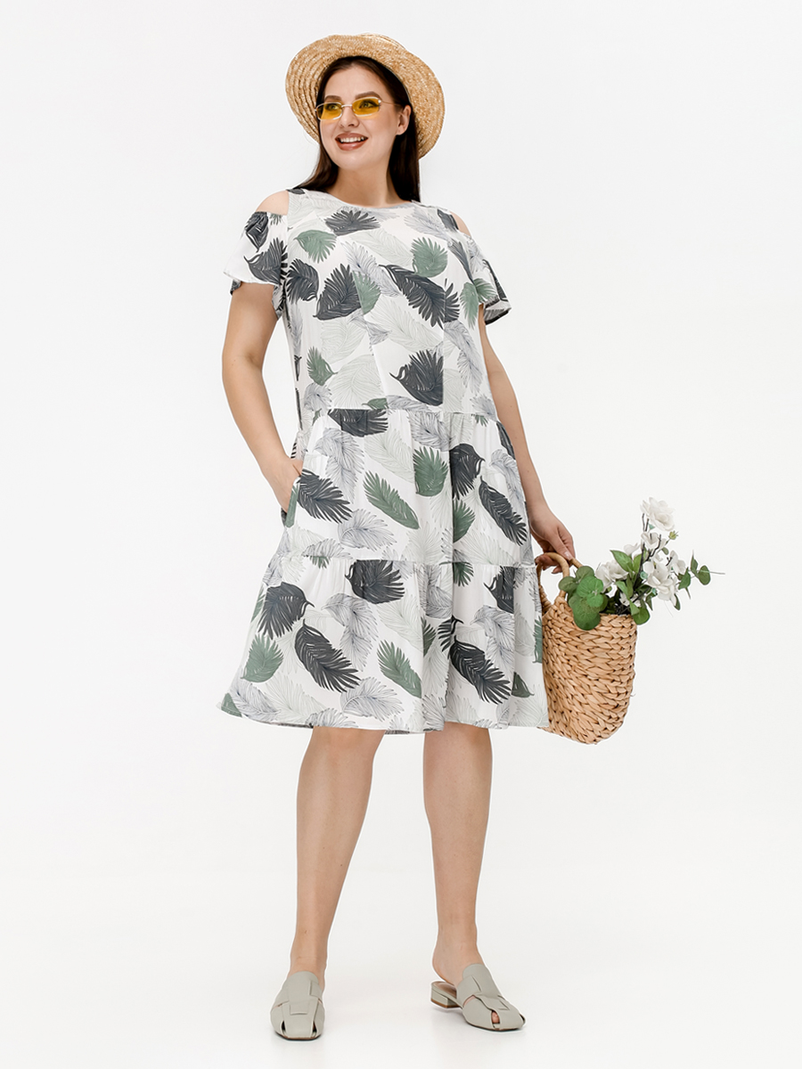 картинка Платье 5469 молоко(перья) от магазина Larouge.by