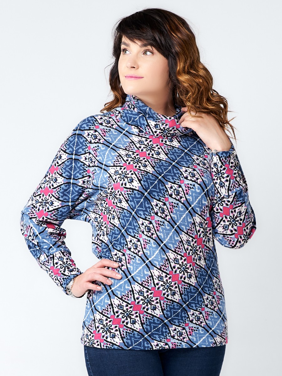 картинка Джемпер 3111 синий от магазина Larouge.by