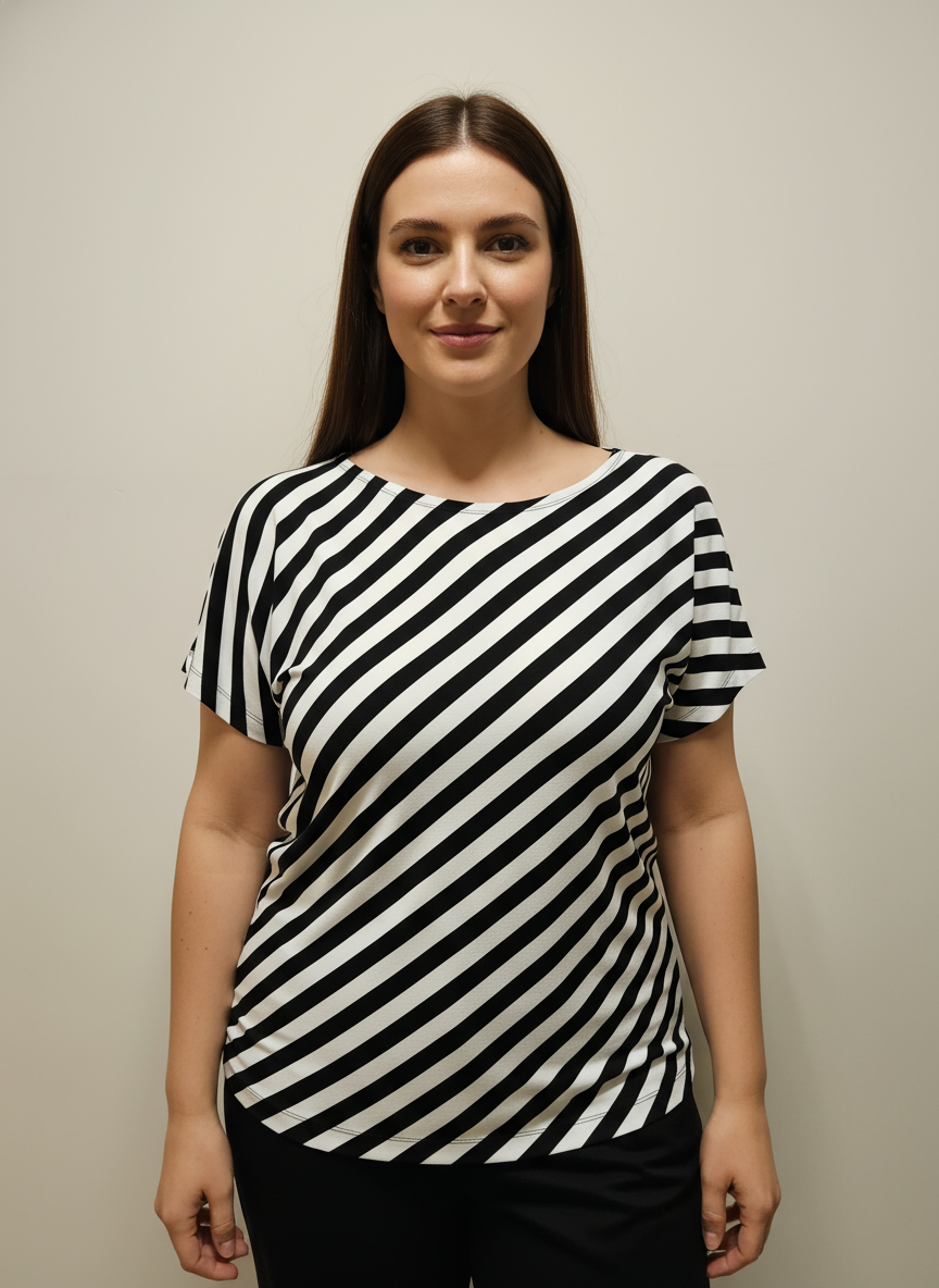 картинка Джемпер 3418 полоска от магазина Larouge.by